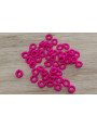 Aro Elástico 5mm. Agujero de 3mm. FUXIA