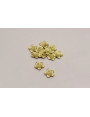 Pieza Flor 12mm Oro Mate