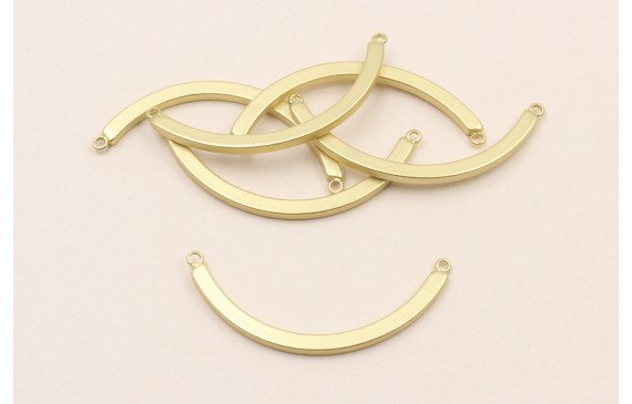 Pieza curvada de 35mm * 3*2mm Dorado Mate