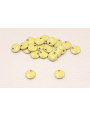 Cuenta Disco esmaltado 6mm Amarillo Pálido