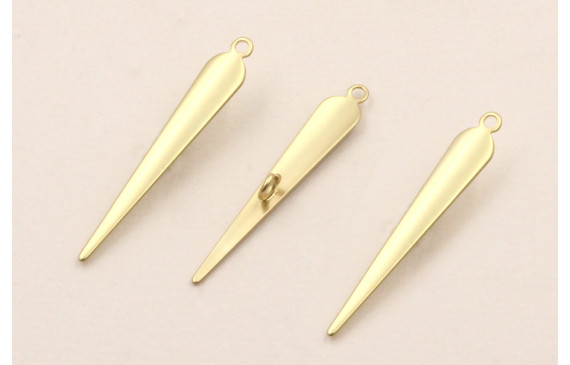 Colgante Cuña Dorada  23*5mm