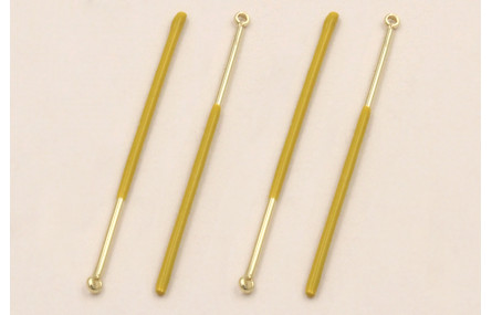 Colgante Acero Inox. Listón de 38mm Oro y Pistacho