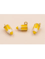 Colgante Lapicero 11*6mm Amarillo