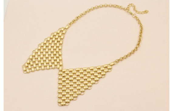 Collar Completo Pajarila 140*120mm Oro Mate