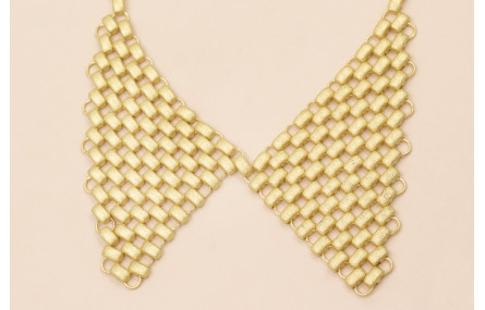 Collar Completo Pajarila 140*120mm Oro Mate