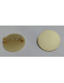 Broche Disco 25mm Oro Mate