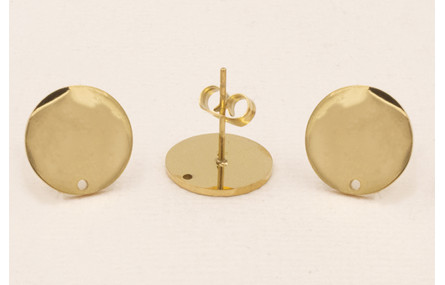 Stainless Steel: Perno Disco 12mm Acero Dorado