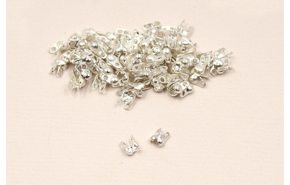 Terminal para cadena Bolas 1,2mm plata