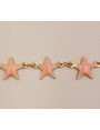 Cadena estrellas esmaltadas 9mm Rosas