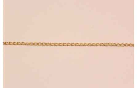 Cadena eslabón de 1,7mm *3mm Oro Mate