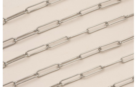 Stain Steel: Cadena acero eslabón  20*5mm 