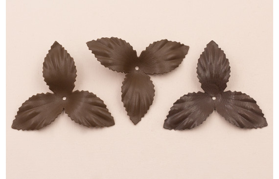 Flor pétalos relieve 60mm diam. Bisón