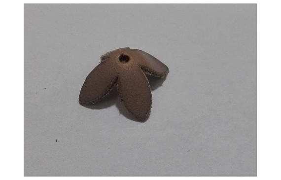 Casquilla 15*10mm Beige