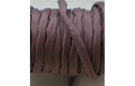 Cinta de seda Natural cosida 5-7mm Lila