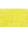 10 gramos Abalorio Amarillo Fluor trans 3mm