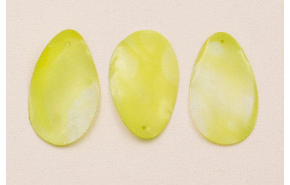 Ovalo verde aguas 35*20mm