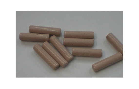 Tubo cristal Esmaltado 18*5mm Rosa viejo