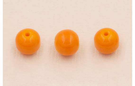 Bola Cristal 8mm color Naranja claro