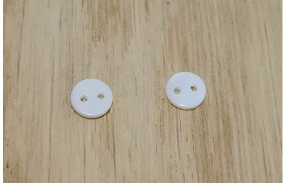 Disco pequeño Nacar 6mm doble agujero