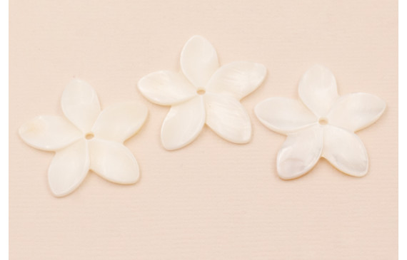 Flor Nacar 25mm diámetro