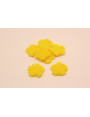 Flor Metacrilato 23mm diámetro Amarillo