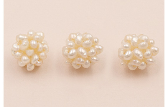 Bola de 12mm hecha de perlas