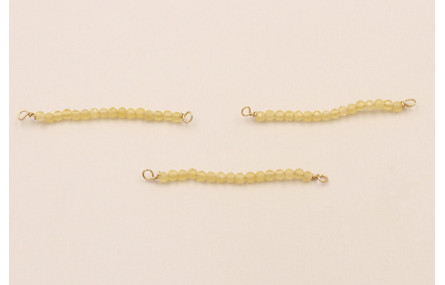 Bastón de 40mm con piedra Cuarzo amarillo de 2mm