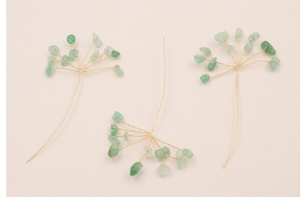 Ramillete 10 piedras Chip Jade 35*20mm