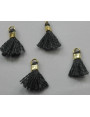 Micro pompon 10mm long. Gris Piedra