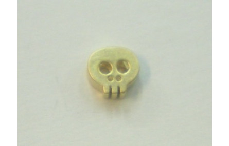 Calavera 5*5*3mm Oro