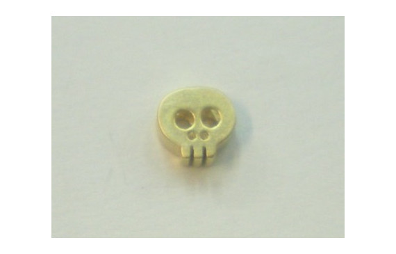Calavera 5*5*3mm Oro