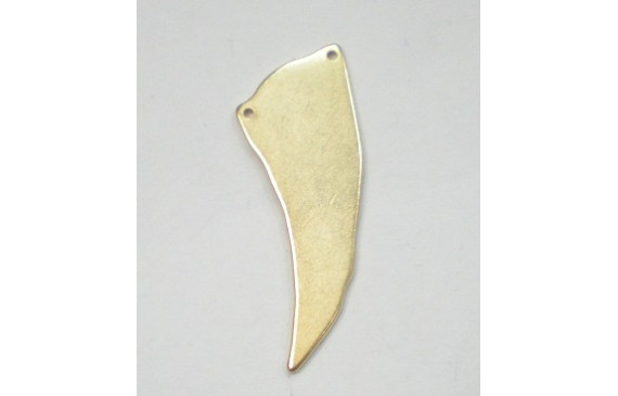 Cuerno plano 42*16mm O.Mate