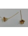 Pieza Flor estambres 15*10mm Oro Mate