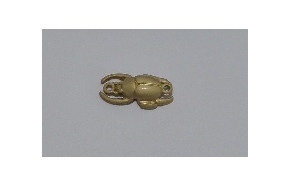 escarabajo 2 anillas 20mm oro mate