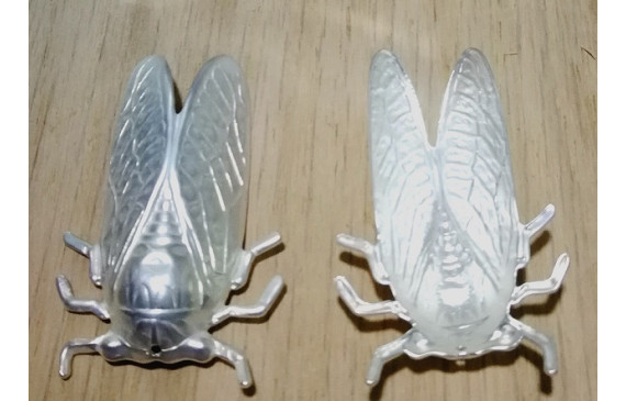 Cigarra 49*31mm Plata mate