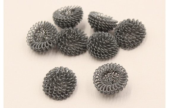 Bola Rizada 20mm Gris