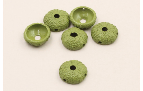 Caracol de Mar diam 10mm *4mm esmalte verde