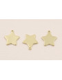 Cuenta Acero Estrella acero 11mm diametro ORO