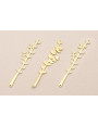 Pieza Rama Algodón Oro Mate 60*12 Esmalte Blanco