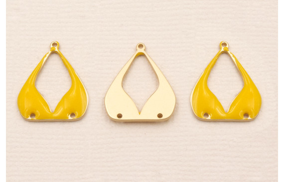 Pieza  Sujetador Biquini O.Mate 15*18mm Amarillo