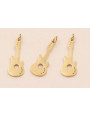 Colgante Guitarra Acero Inox. 17*6mm Oro
