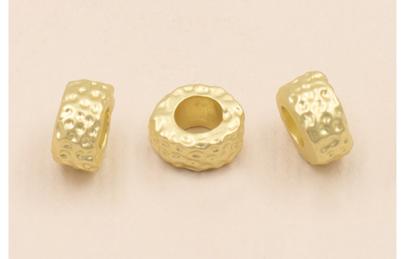 Aro Labrado de 6mm ext y 3,5mm interior Oro Mate