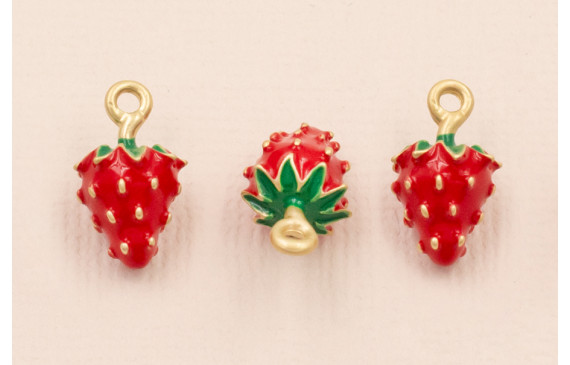 Colgante fresa Roja 15*7mm