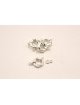 Cierre marinero plata 17mm ext