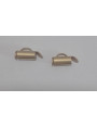 Terminal varias bandas 4*10MM oro mate