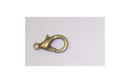 Mosquetón 18mm mediano Oro Viejo