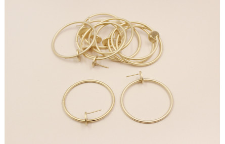 Disco de 10mm con Aro de 37mm Oro Mate