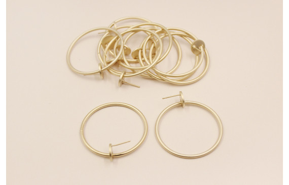 Disco de 10mm con Aro de 37mm Oro Mate