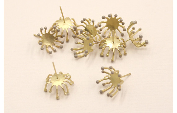 Perno estambres 13mm puntas esmaltadas Grises