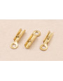 Terminal Acero inox. 316L 1mm Oro